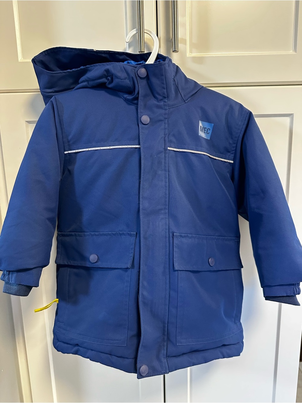 MEC Kids Blue Hooded Puffer Jacket
